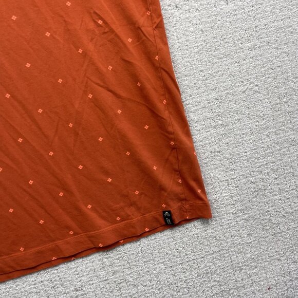 Scotch and Soda Amsterdam Men's T Shirt Sz M Short Sleeve Orange Geometric AOP - Picture 4 of 12